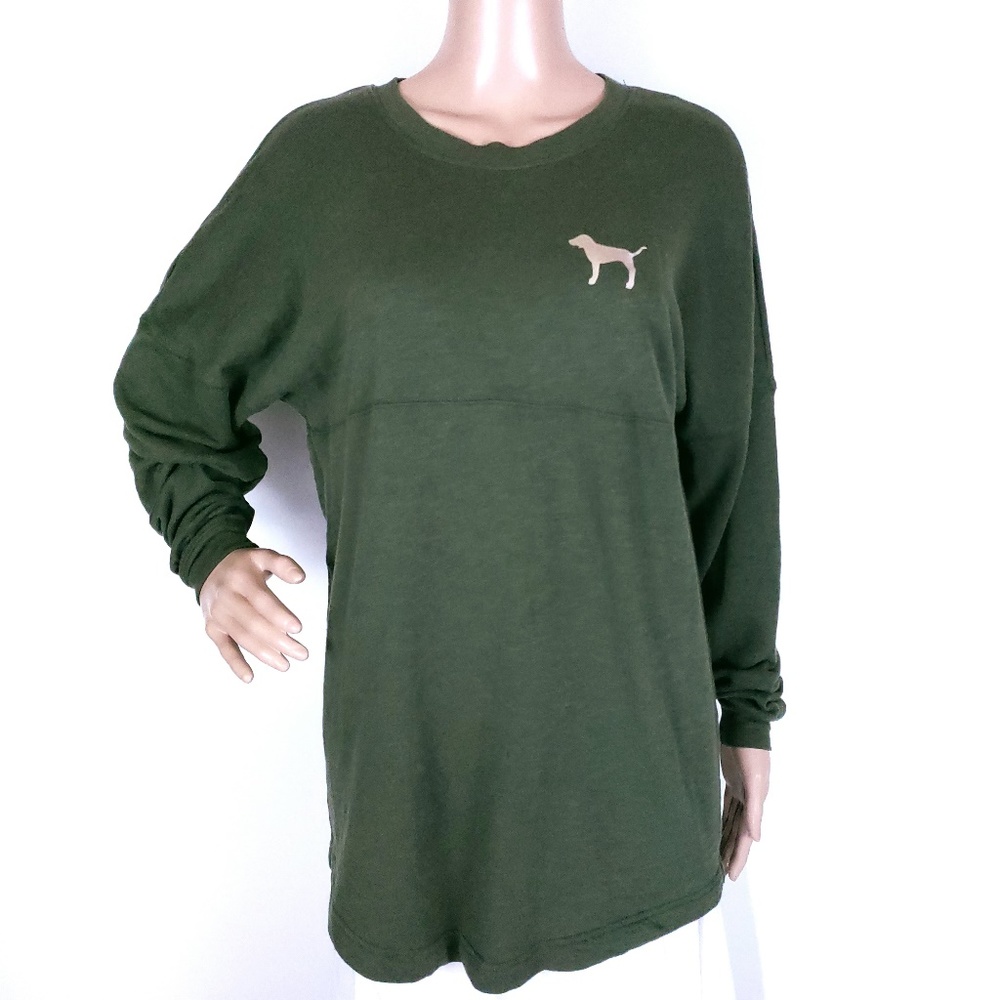 PINK Victoria's Secret Women Top Long Sleeves Over Size S